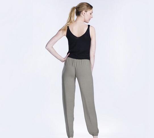 Cotton-colored-white-tie-rope-wide-leg-pants-wholesale