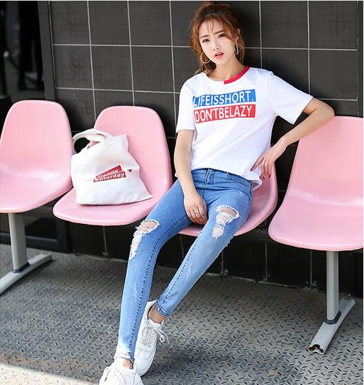 Cultivate-female-morality-hole-wind-jeans-wholesale