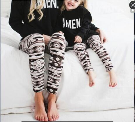 Digital-printed-parent-child-trousers-wholesale