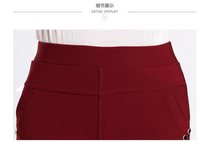 Elderly-female-waist-elastic-solid-color-pants-wholesale