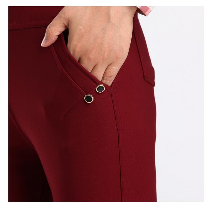 Elderly-female-waist-elastic-solid-color-pants-wholesale