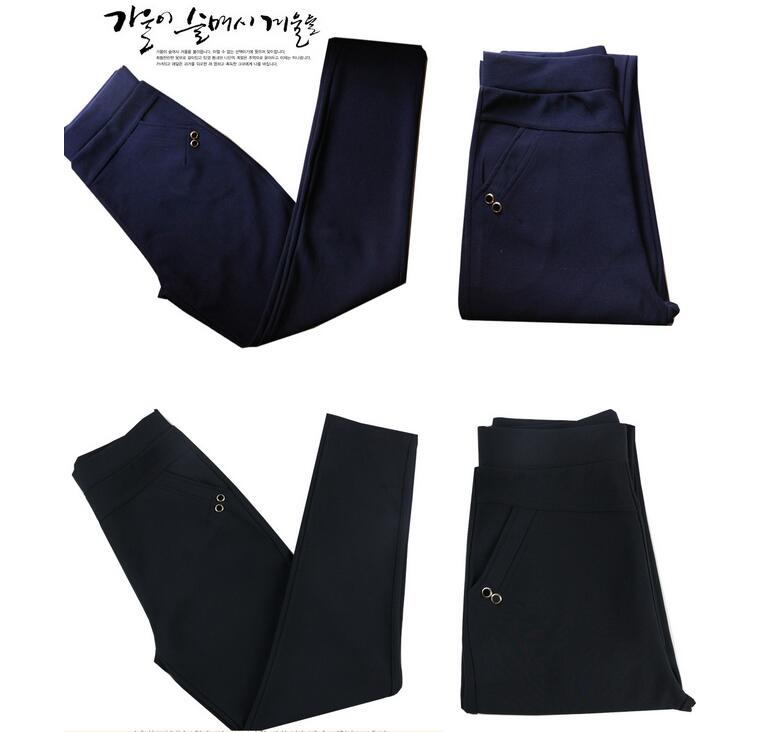 Elderly-female-waist-elastic-solid-color-pants-wholesale