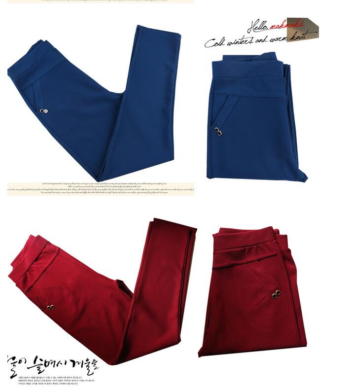 Elderly-female-waist-elastic-solid-color-pants-wholesale