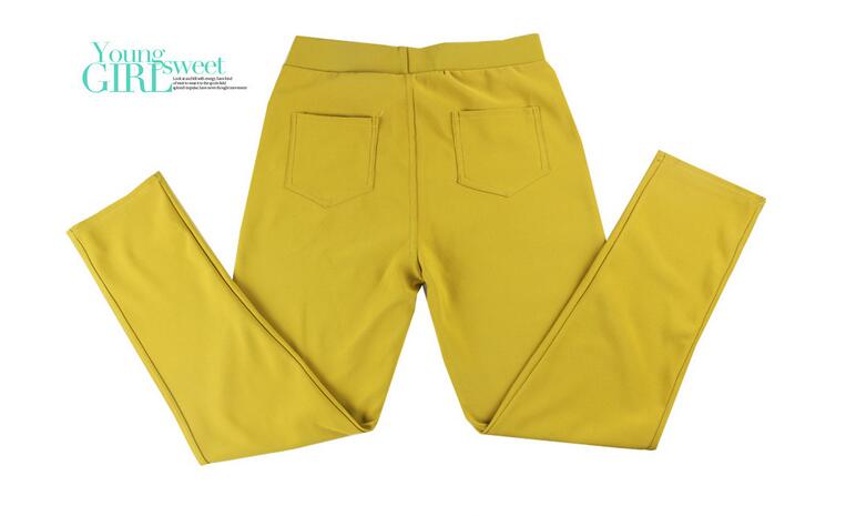 Elderly-female-waist-elastic-solid-color-pants-wholesale