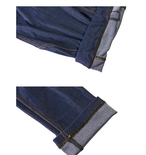 Fashionable-slim-waist-pocket-imitation-jeans-wholesale