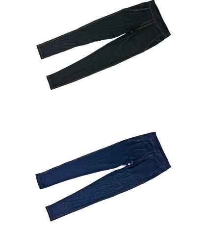 Fashionable-slim-waist-pocket-imitation-jeans-wholesale