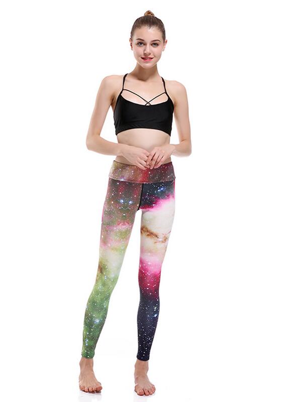 Female-beautiful-sky-sports-nine-points-yoga-pants-wholesale