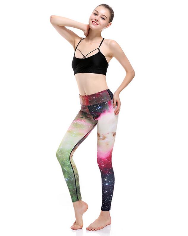 Female-beautiful-sky-sports-nine-points-yoga-pants-wholesale
