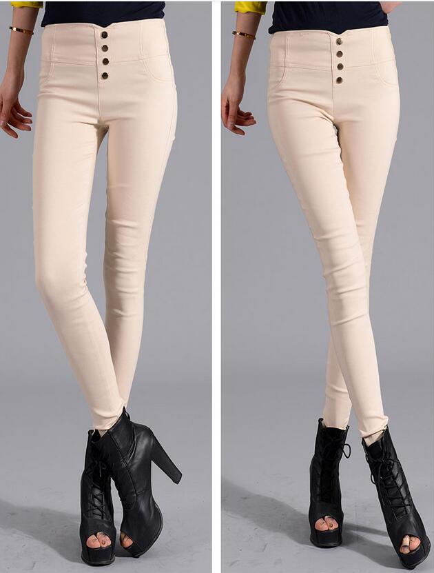 Female-color-stretch-feet-pencil-pants-wholesale