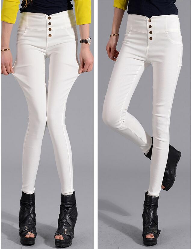 Female-color-stretch-feet-pencil-pants-wholesale