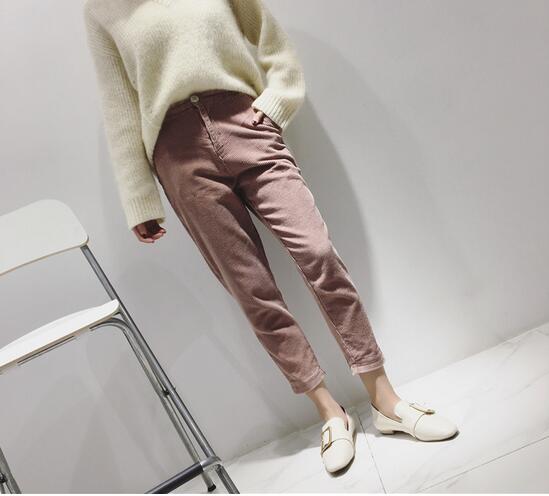 Female-corduroy-harem-igh-waisted-casual-pants-wholesale