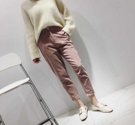 Female-corduroy-harem-igh-waisted-casual-pants-wholesale