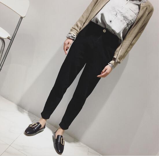 Female-corduroy-harem-igh-waisted-casual-pants-wholesale