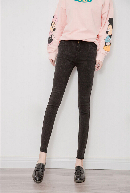 Female-cowboy-studs-zipper-foot-trousers-pencil-pants-wholesale