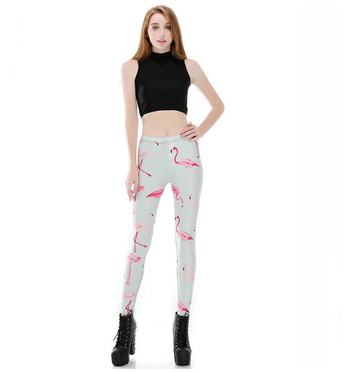 Female-flamingo-digital-printing-leggings-wholesale