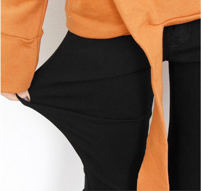 Female-gradient-tight-elastic-foot-trousers-wholesale