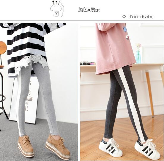 Female-side-white-feet-pants-nine-points-wholesale