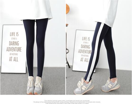 Female-side-white-feet-pants-nine-points-wholesale