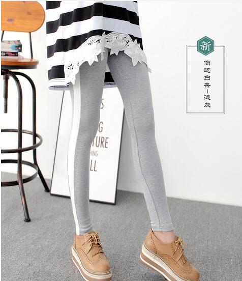 Female-side-white-feet-pants-nine-points-wholesale