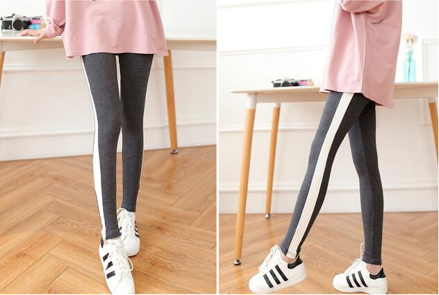 Female-side-white-feet-pants-nine-points-wholesale