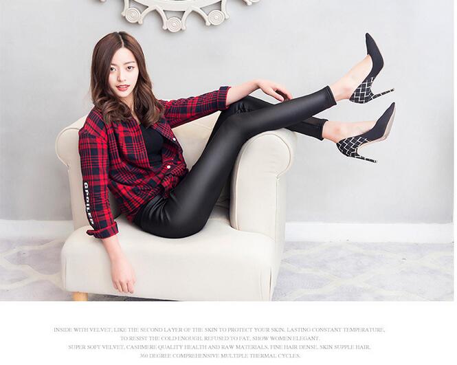 Imitation-leather-female-foot-outside-winter-warm-tight-pants-wholesale