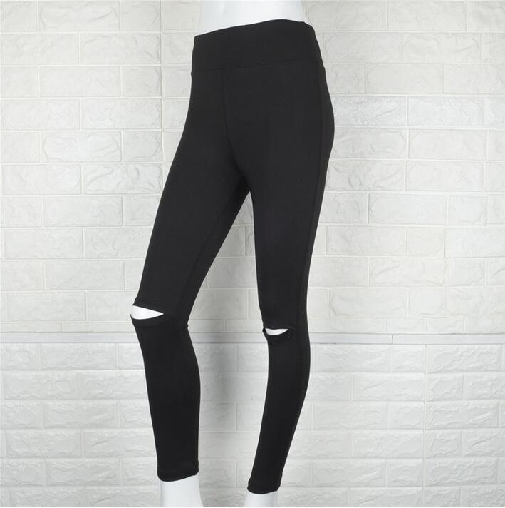 Knee-hole-hollow-out-exercises-yoga-pants-wholesale