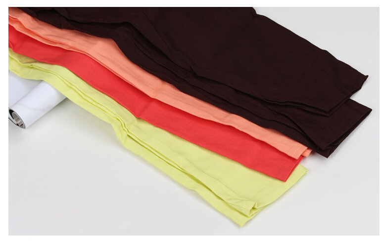 Nine-points-tall-waist-candy-color-elastic-woven-pants-wholesale