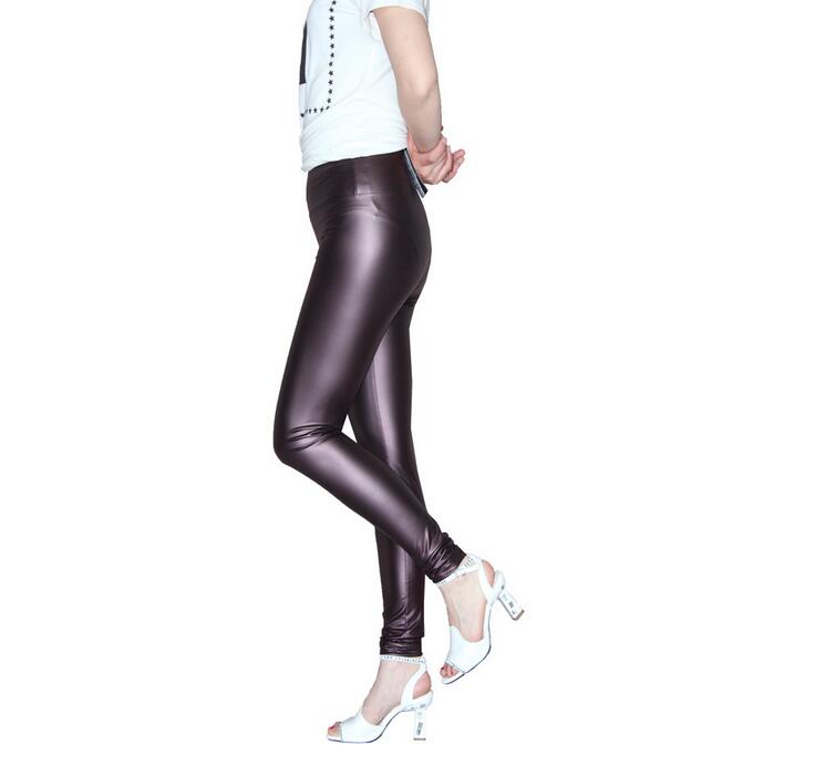 Pearl-color-PU-leather-pencil-series-leather-pants-wholesale