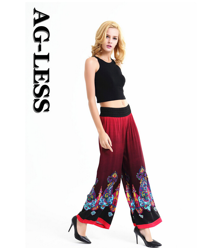 Printed-cotton-national-wind-wide-legged-pants-wholesale