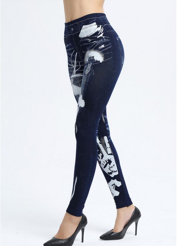 Printed-cotton-white-beauty-leggings-wholesale