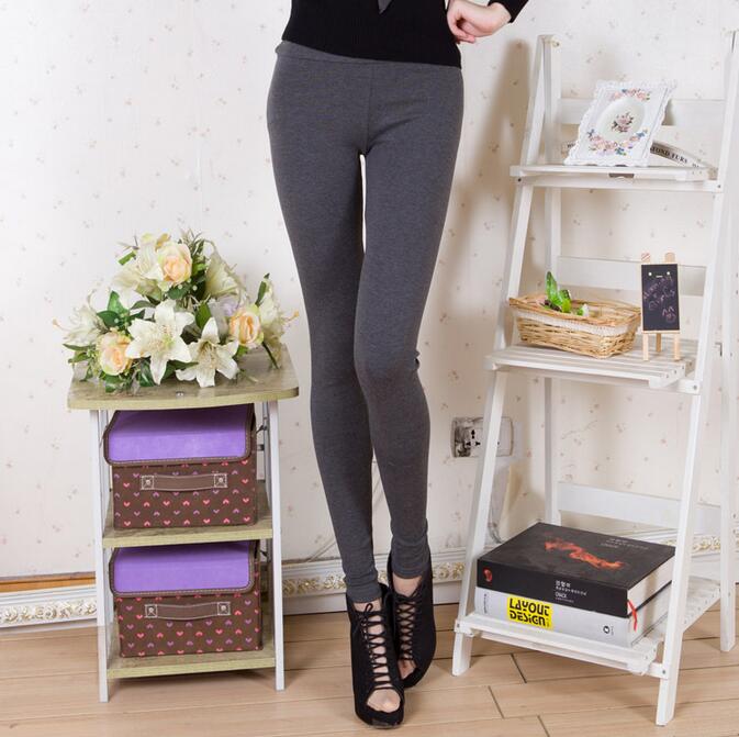 Pure-color-tall-waist-foot-leggings-wholesale