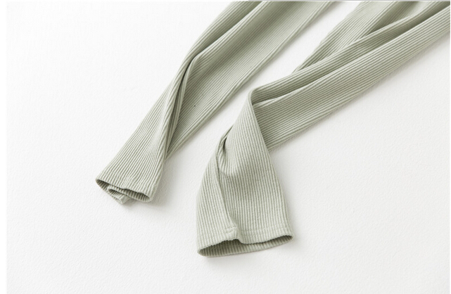 Pure-cotton-thread-vertical-stripes-outside-wear-female-leggings-wholesale