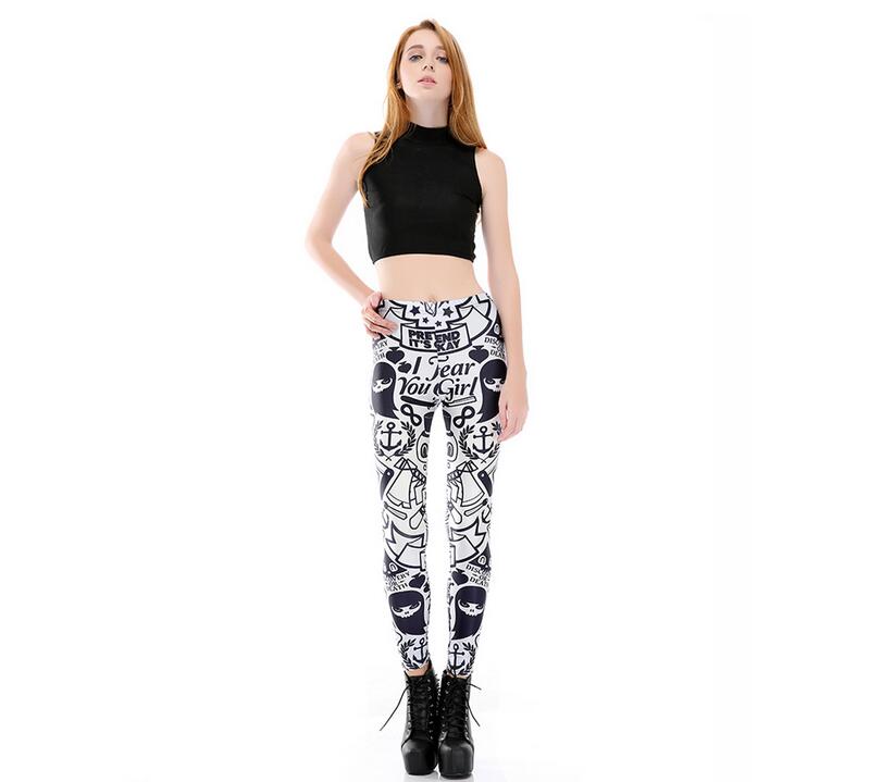 Skull-printed-boat-anchor-leggings