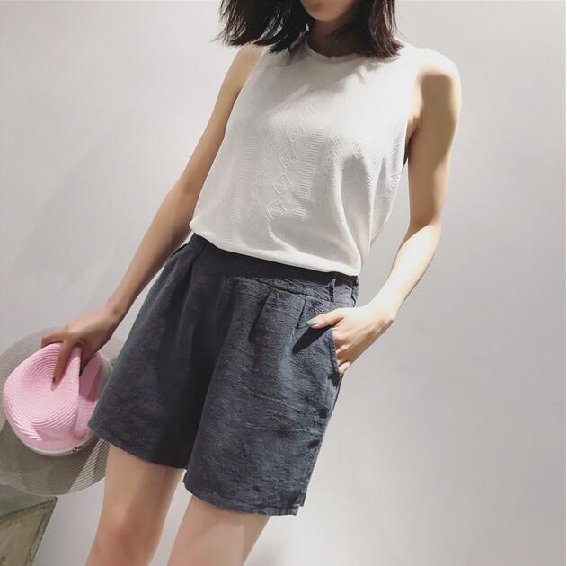 Summer-cotton-sport-broad-leg-baggy-shorts-pant-wholesale