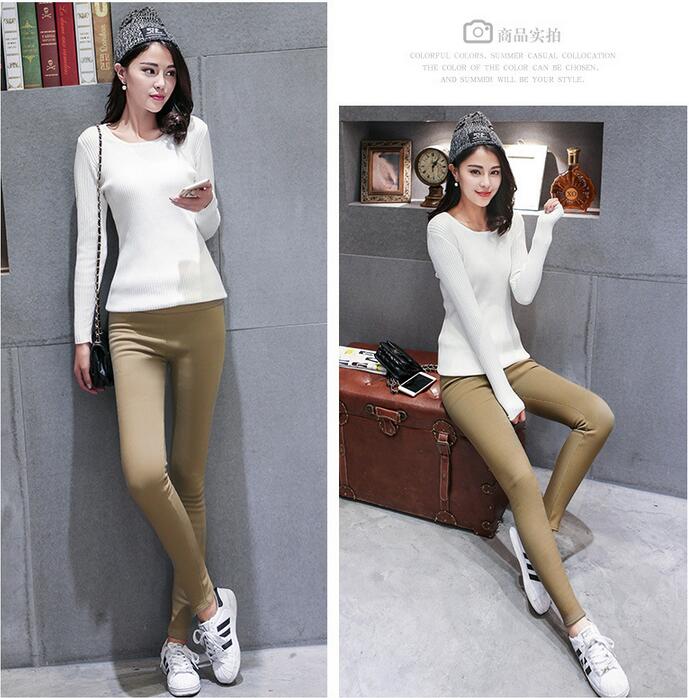 Tall-waist-outside-velvet-pencil-leggings-wholesale