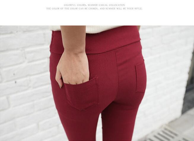 Tall-waist-outside-velvet-pencil-leggings-wholesale