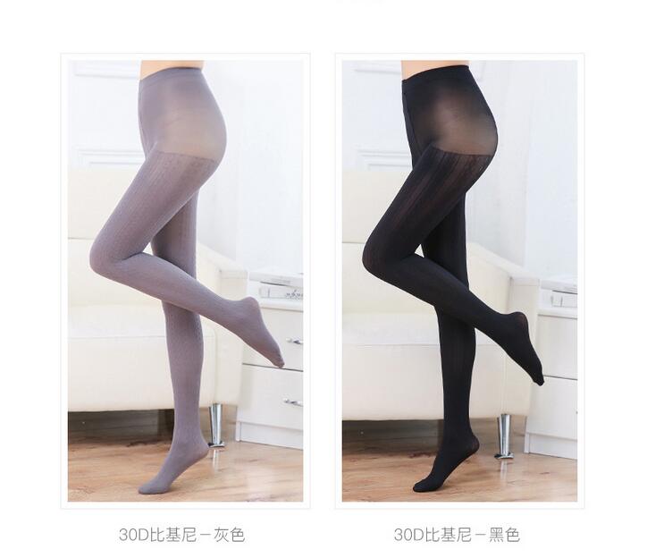 Twist-pantyhose-woman-show-thin-grain-vertical-stripes-socks-wholesale