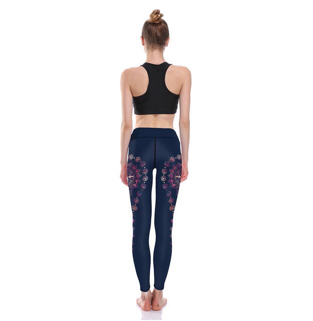 Water-droplets-flower-thin-buttock-movement-nine-points-yoga-pants-wholesale