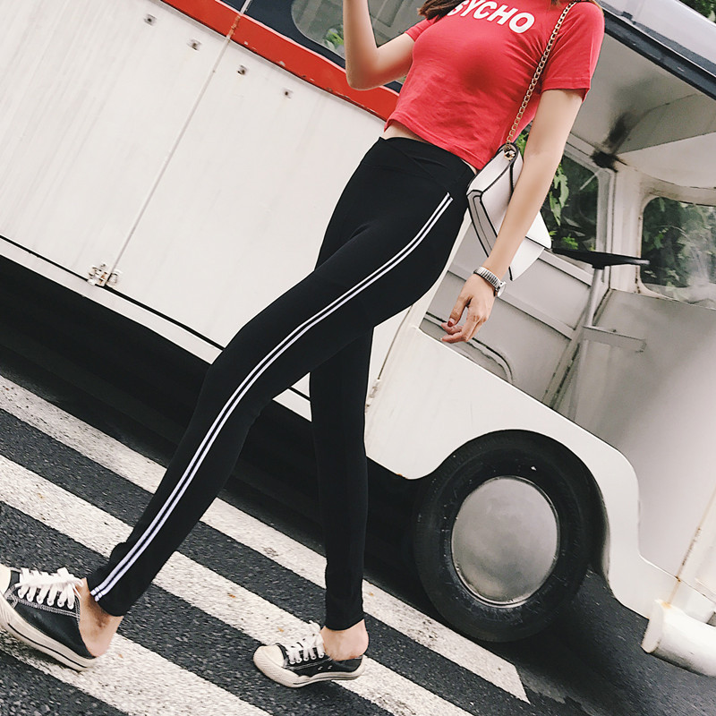 Wholesale-cotton-cross-waist-pants-female-pants