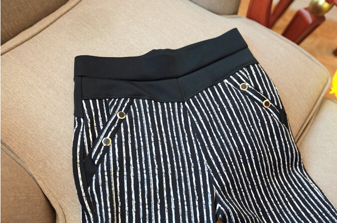 Wool-tall-waist-haroun-pants-grid-slacks-female-trousers-wholesale