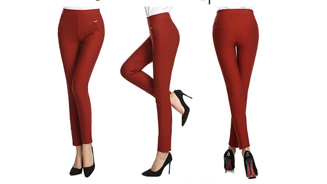 igh-elastic-foot-trousers-female-fashion-leisure-pencil-pants-wholesale