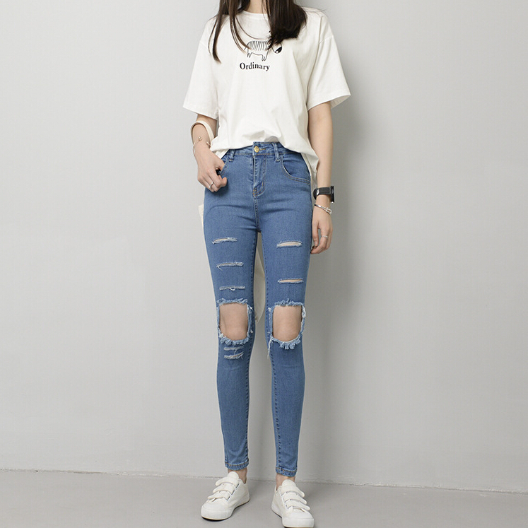 ole-female-pencil-thin-legpants-jean-pants-wholesale