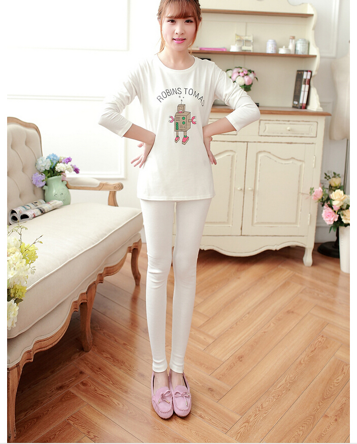 Cotton-thread-leggings-cat-pattern-thin-vertical-stripes-wholesale-pants