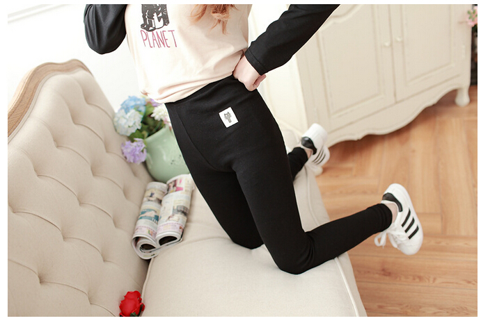 Cotton-thread-leggings-cat-pattern-thin-vertical-stripes-wholesale-pants