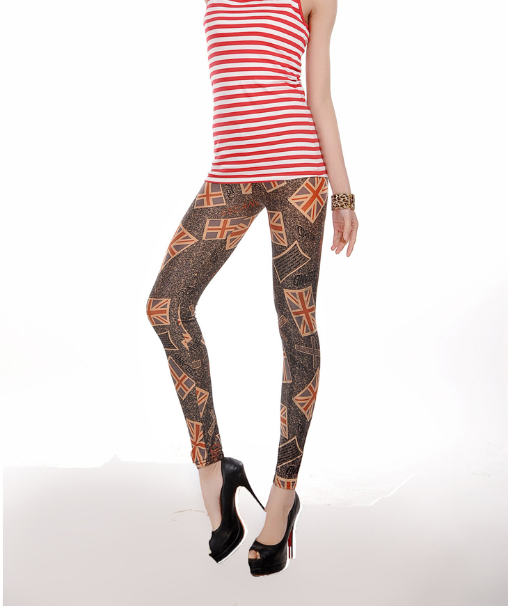 Cross-meter-word-printed-tights-leggings