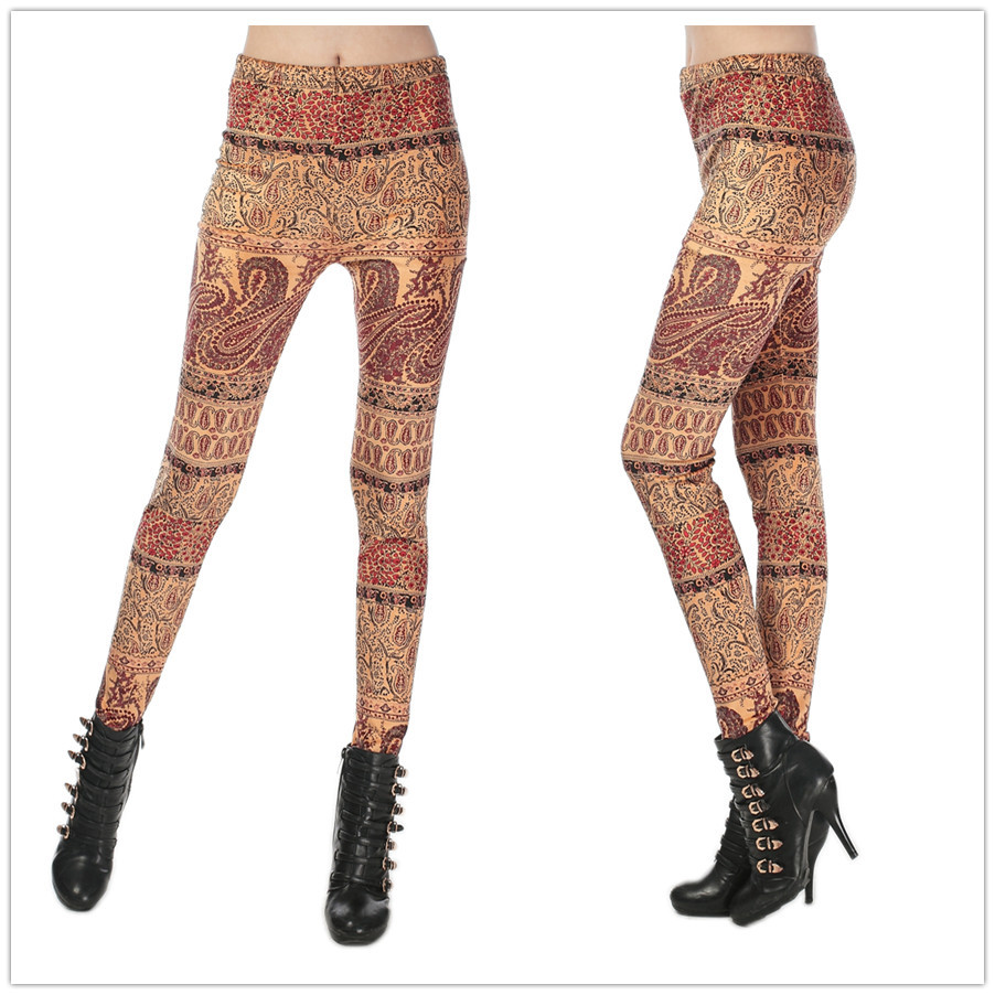 Factory-Wholesale-Large-Paisley-Printed-Leggings