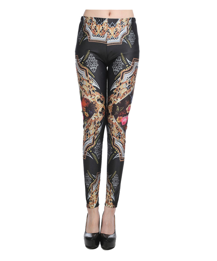 Peony-print-sexy-leggings-womens-leggings