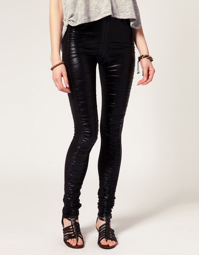 Simulation-leather-leggings