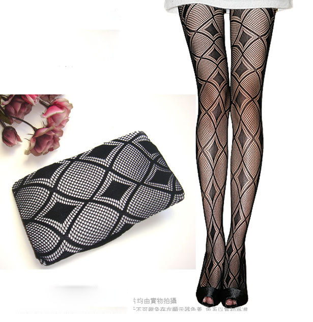 Velvet-jacquard-stockings-French-stores-Leggings