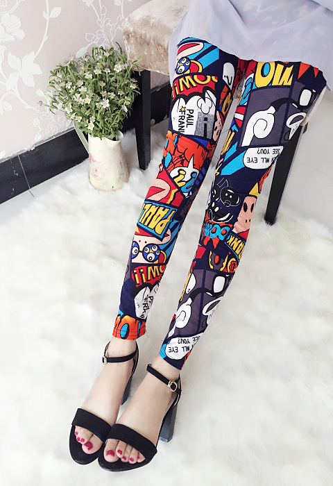 Wholesale-milk-silk-print-leggings